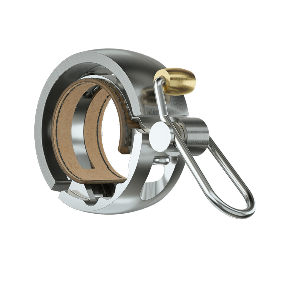 Knog Oi Luxe Small skambutis | 22.2 mm | Silver Knog Oi Luxe Small skambutis | 22.2 mm | Silver