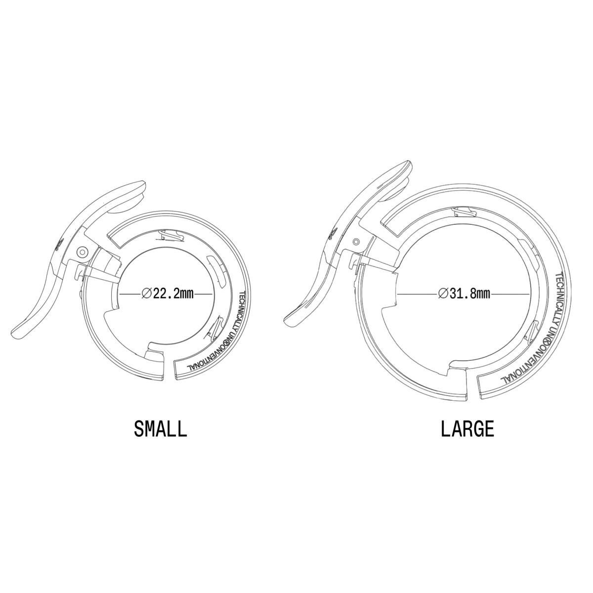 Knog Oi Prima Small skambutis | 22.2 mm | Silver Knog Oi Prima Small skambutis | 22.2 mm | Silver
