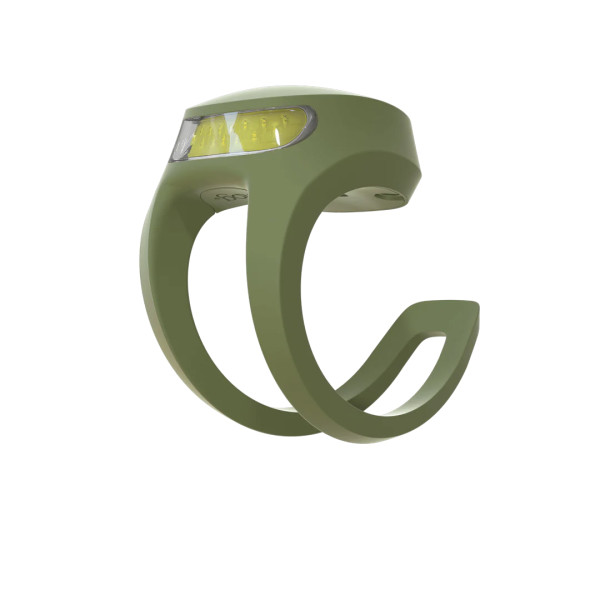Knog Frog priekinis žibintas | Army Jacket Green