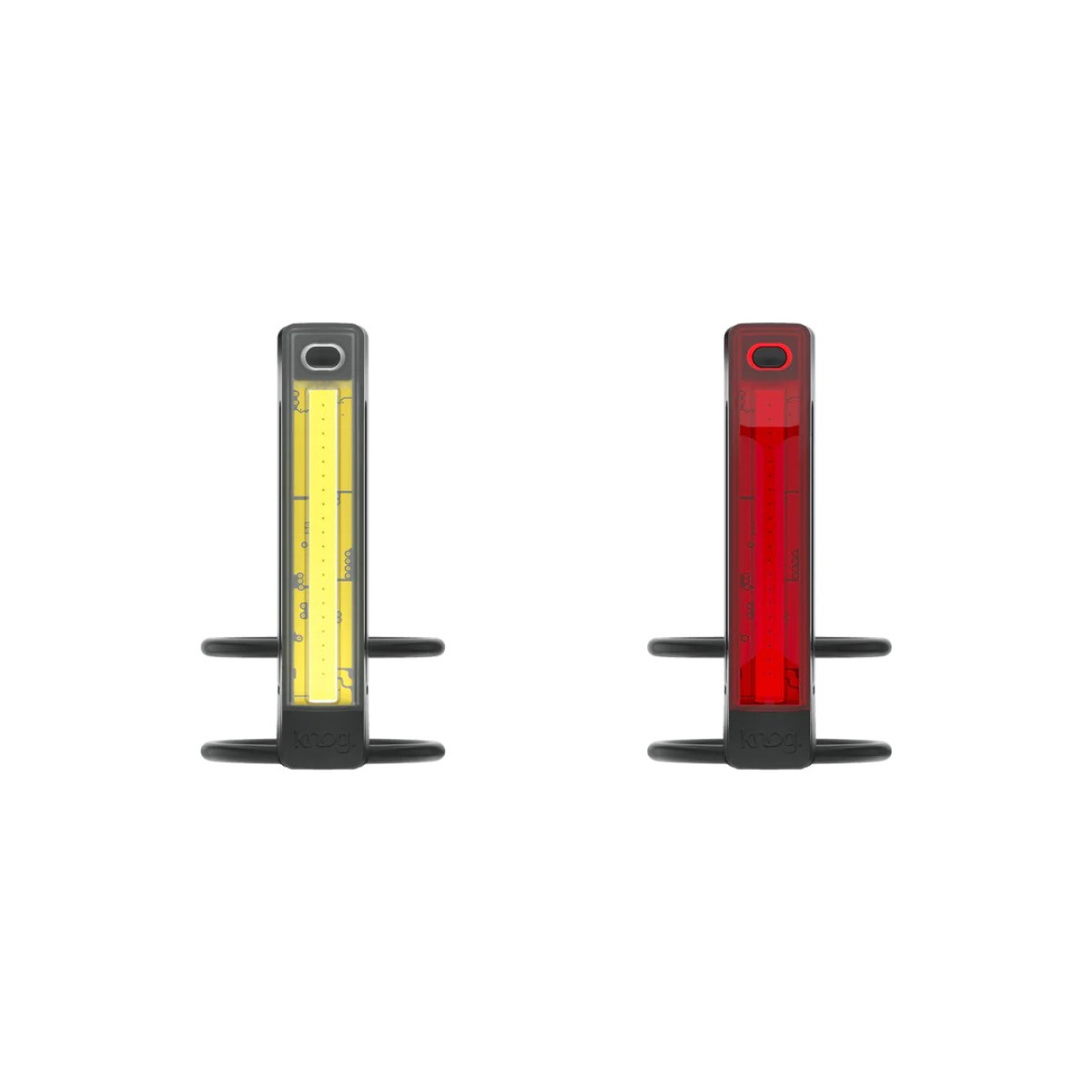 Knog Plus Twinpack žibintų komplektas | Black Knog Plus Twinpack žibintų komplektas | Black