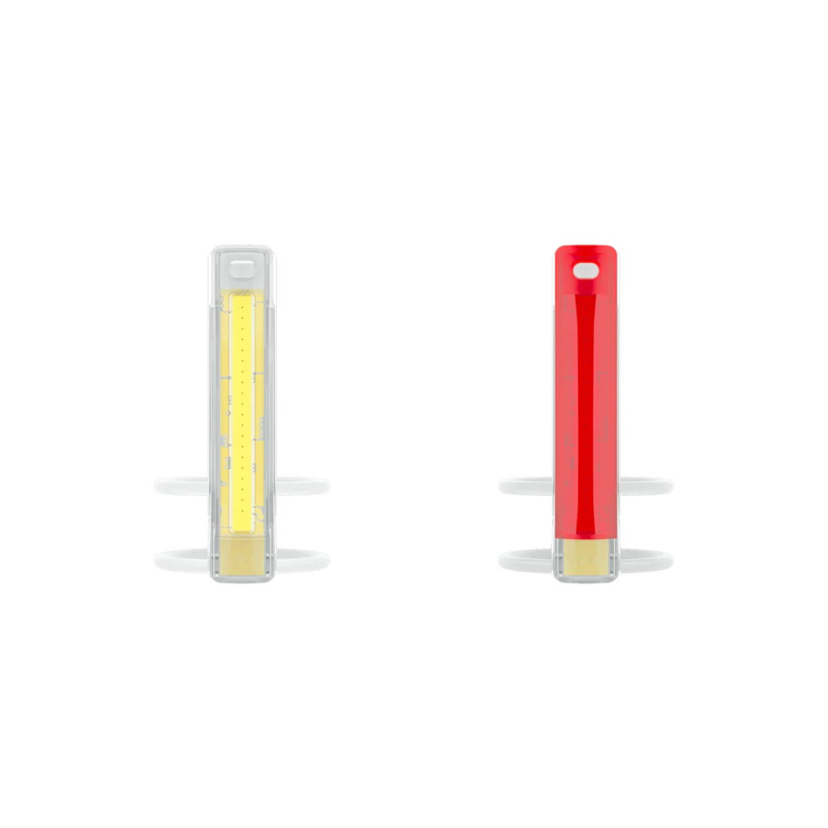 Knog Plus Twinpack žibintų komplektas | White Knog Plus Twinpack žibintų komplektas | White