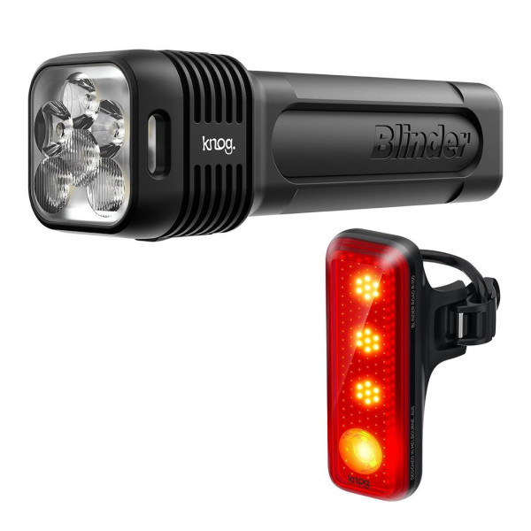 Knog Blinder 1300 + Knog Blinder R-150 žibintų komplektas