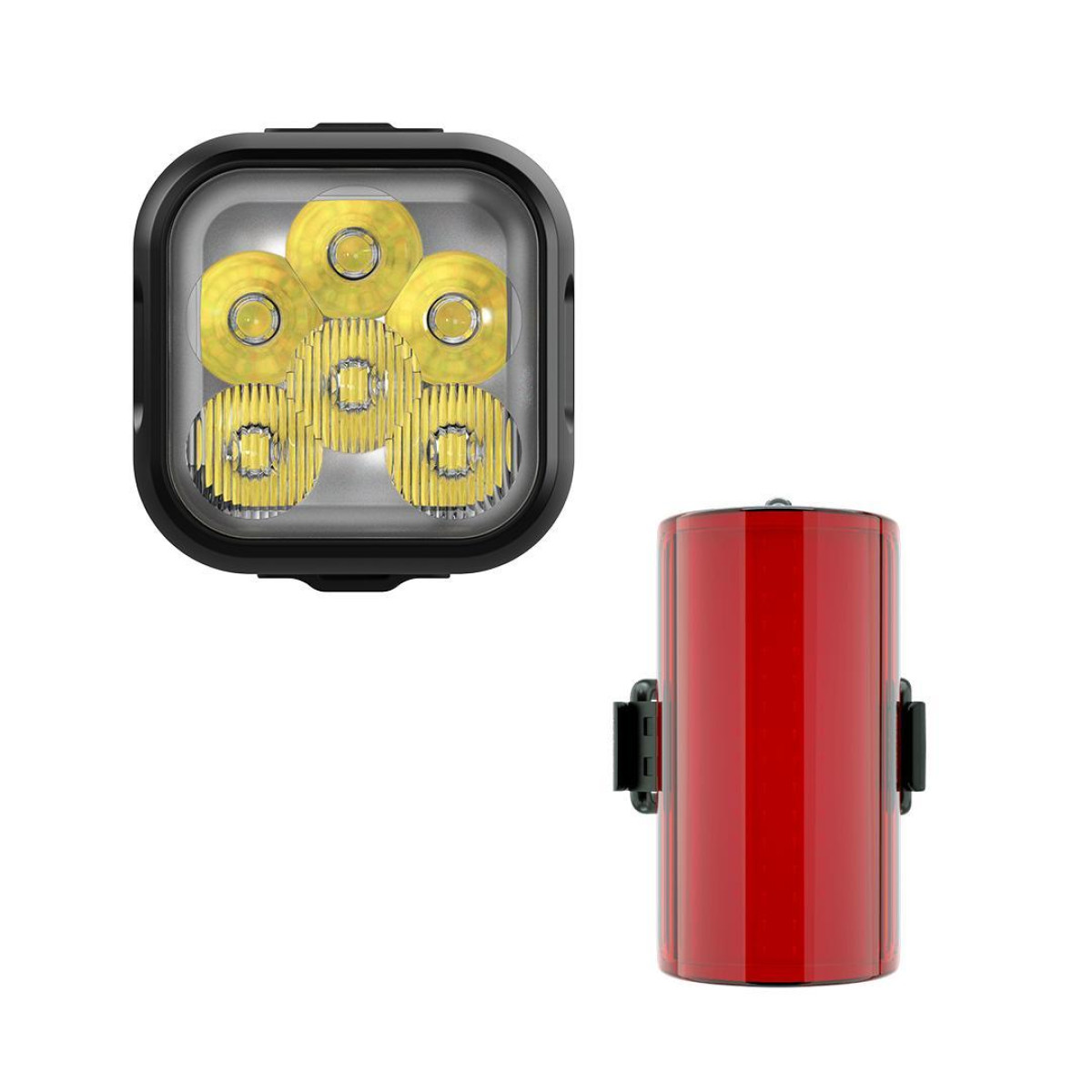 Knog Blinder 1300 + Knog Mid Cobber žibintų komplektas Knog Blinder 1300 + Knog Mid Cobber žibintų komplektas
