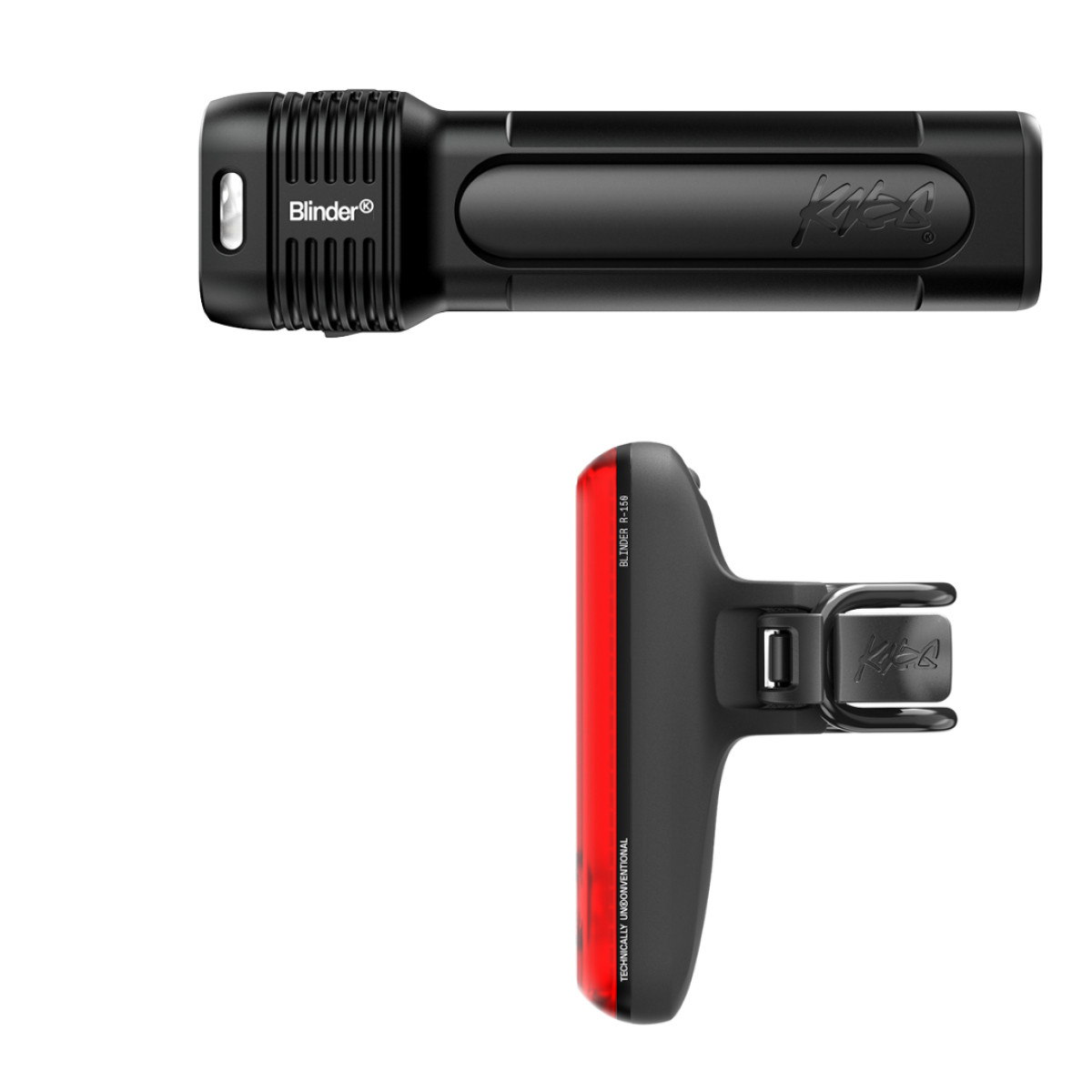 Knog Blinder 1400 + Blinder R-150 žibintų komplektas