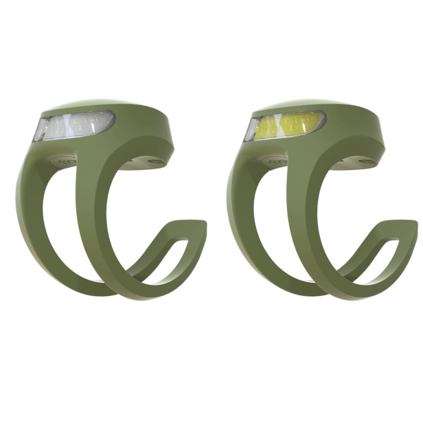 Knog Frog žibintų komplektas | Army Jacket Green
