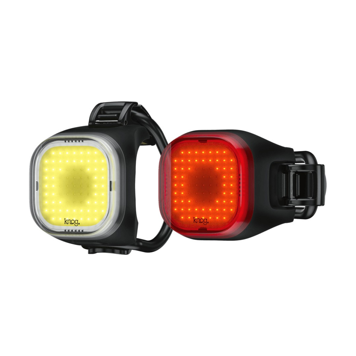 Knog Blinder Mini Twinpack žibintų komplektas | Square Knog Blinder Mini Twinpack žibintų komplektas | Square