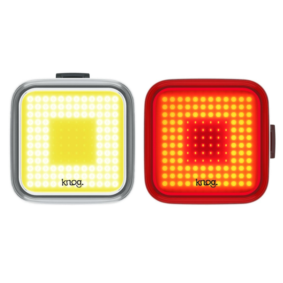 Knog Blinder Twinpack žibintų komplektas | Square Knog Blinder Twinpack žibintų komplektas | Square