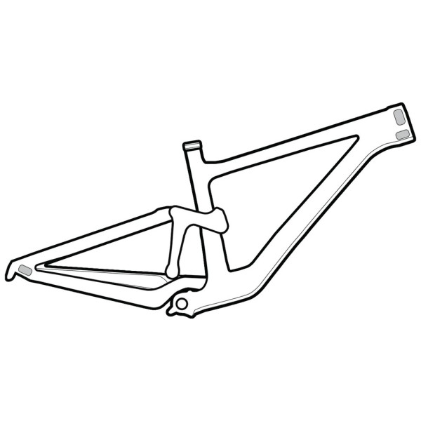 Lizard Skins Clear Protective klijuojama rėmo apsauga | Cable Rub Kit