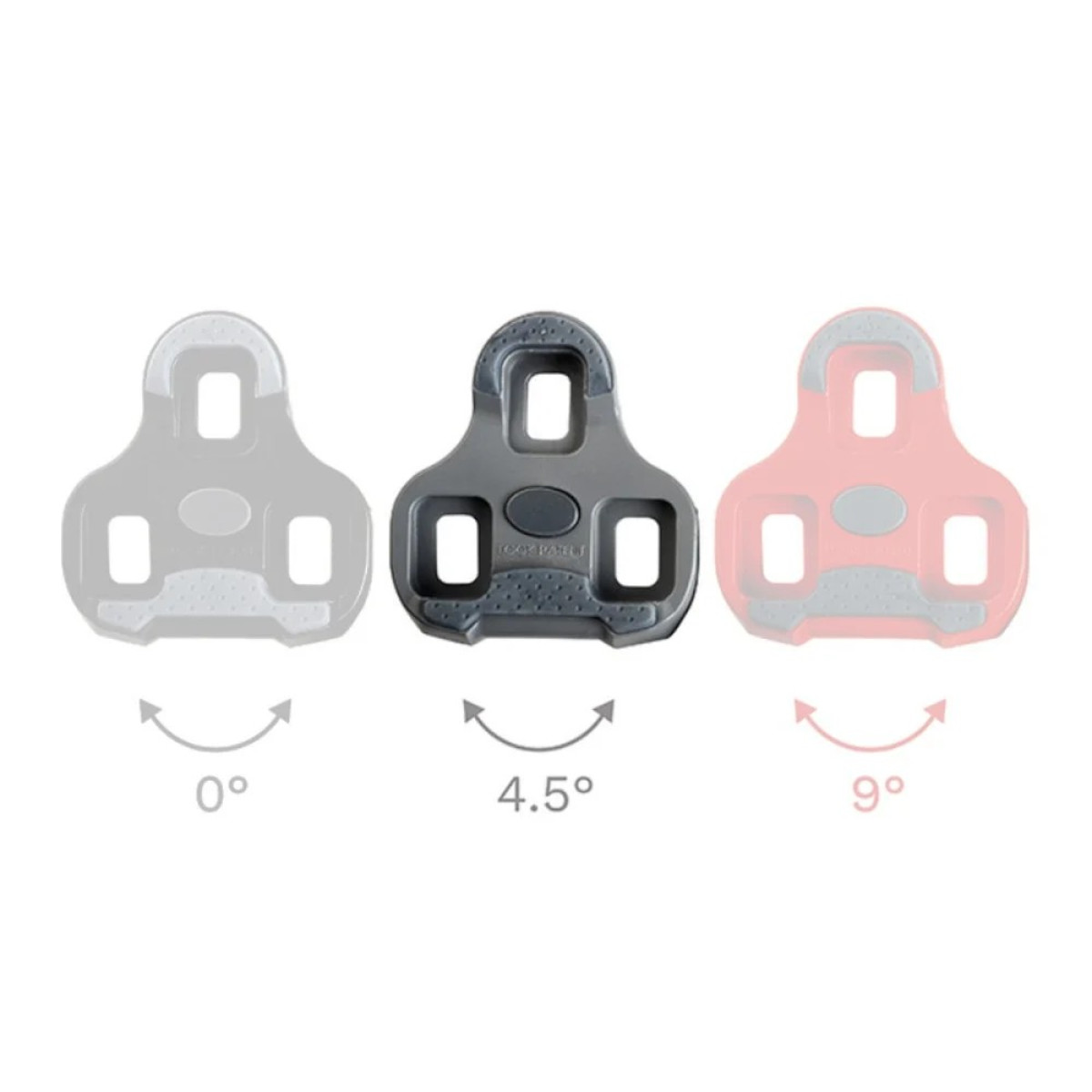 Look KEO Grip pedalų plokštelės | ARC 4,5° | Grey