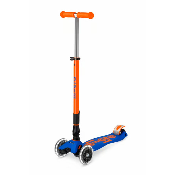 Maxi Micro Deluxe Neon LED sulankstomas paspirtukas | Blaze Orange