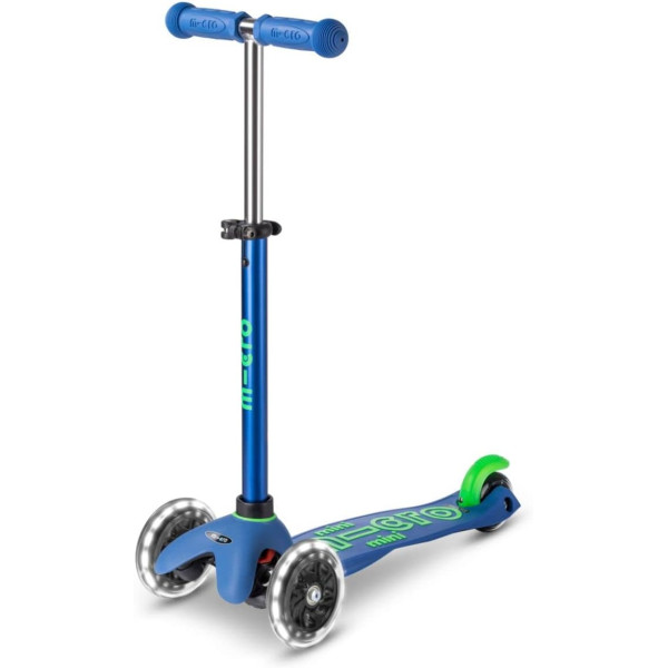 Mini Micro Deluxe LED Scooter | Crystal Blue
