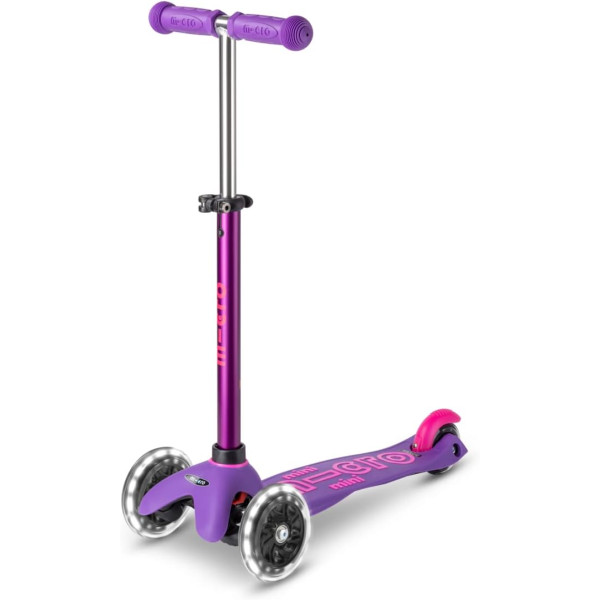Mini Micro Deluxe LED Scooter | Purple Pink