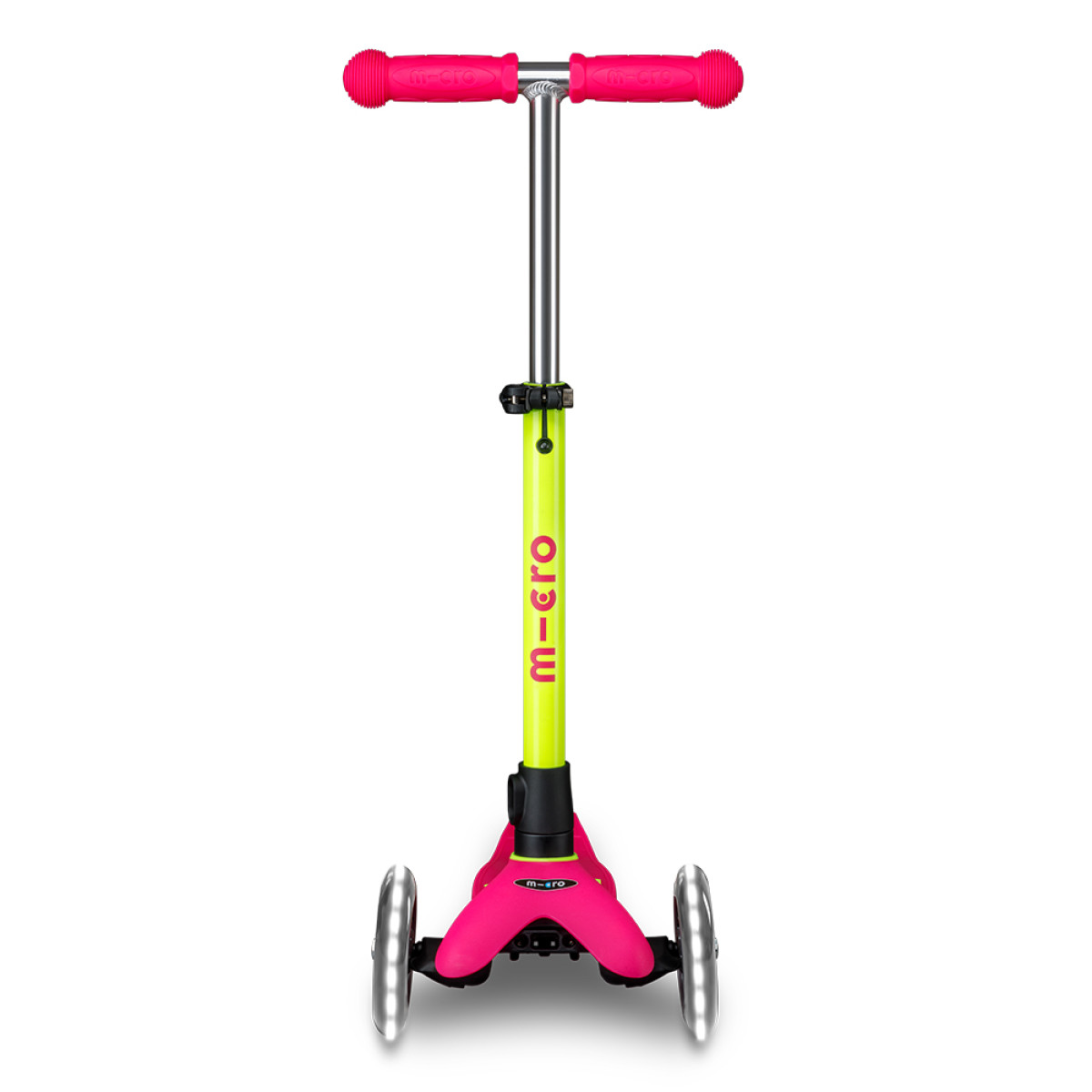 Mini Micro Deluxe Neon LED Scooter | Flamingo Yellow