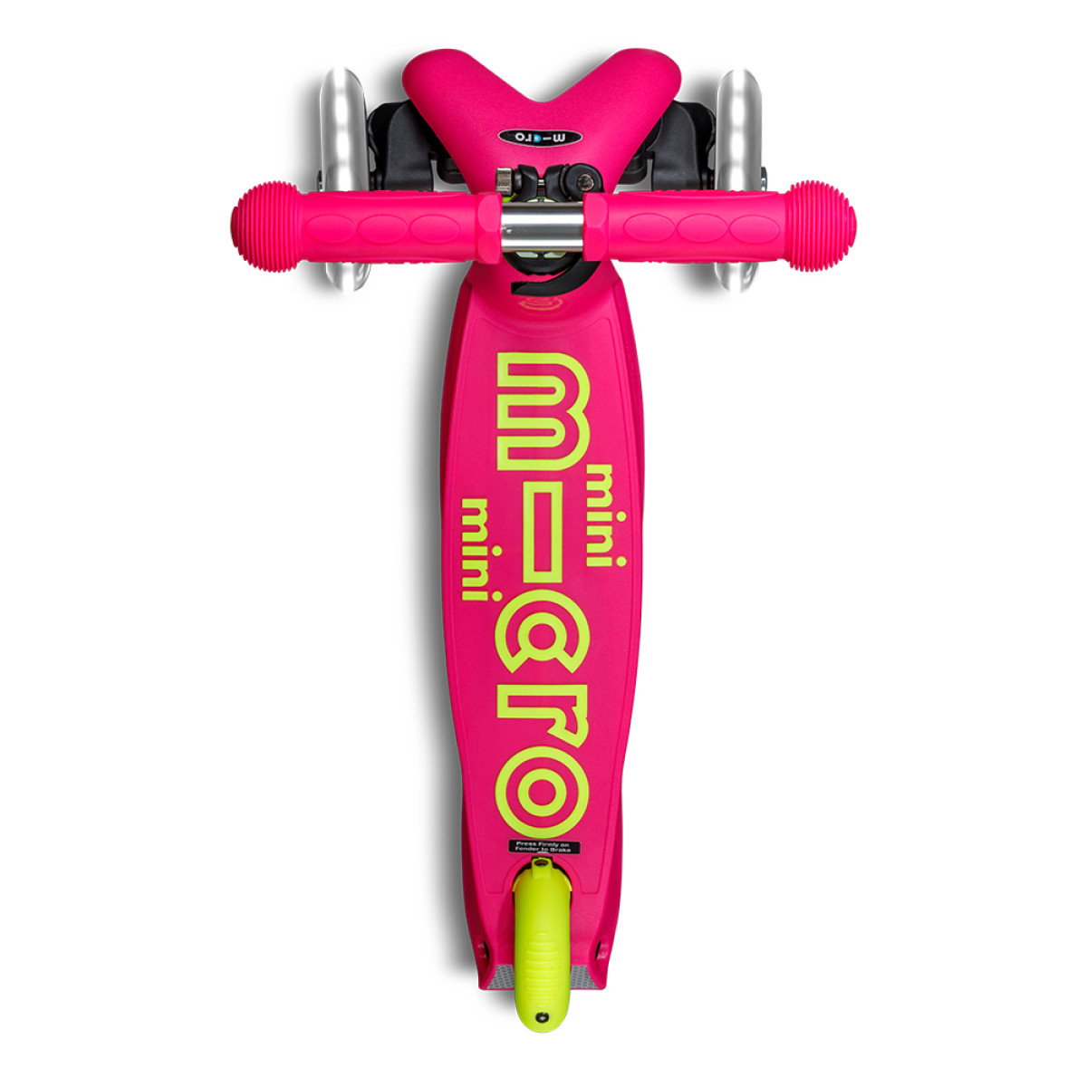 Mini Micro Deluxe Neon LED Scooter | Flamingo Yellow