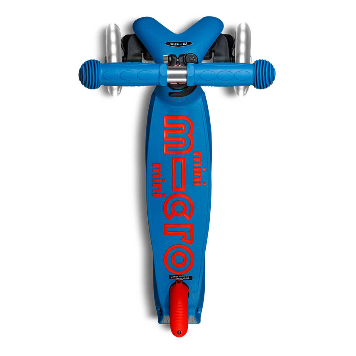 Mini Micro Deluxe Neon LED paspirtukas | Flashing Red