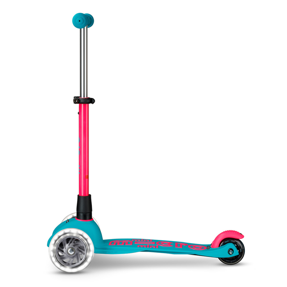 Mini Micro Deluxe Neon LED Scooter | Marine Pink