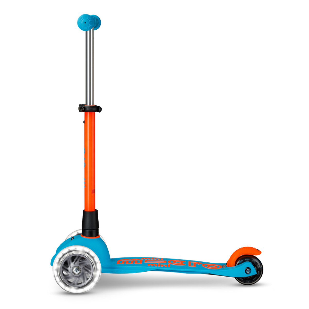 Mini Micro Deluxe Neon LED paspirtukas | Sunset Orange