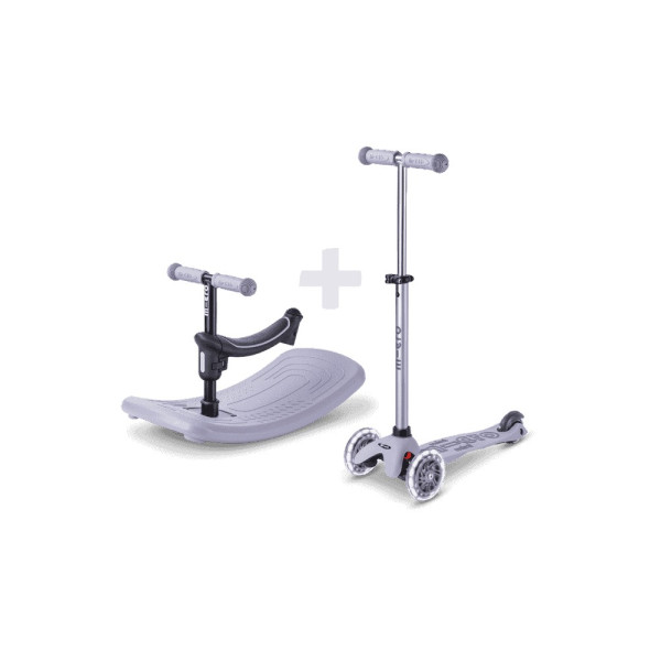 Mini Micro Deluxe Rock & Go LED paspirtukas | Lavender Mist