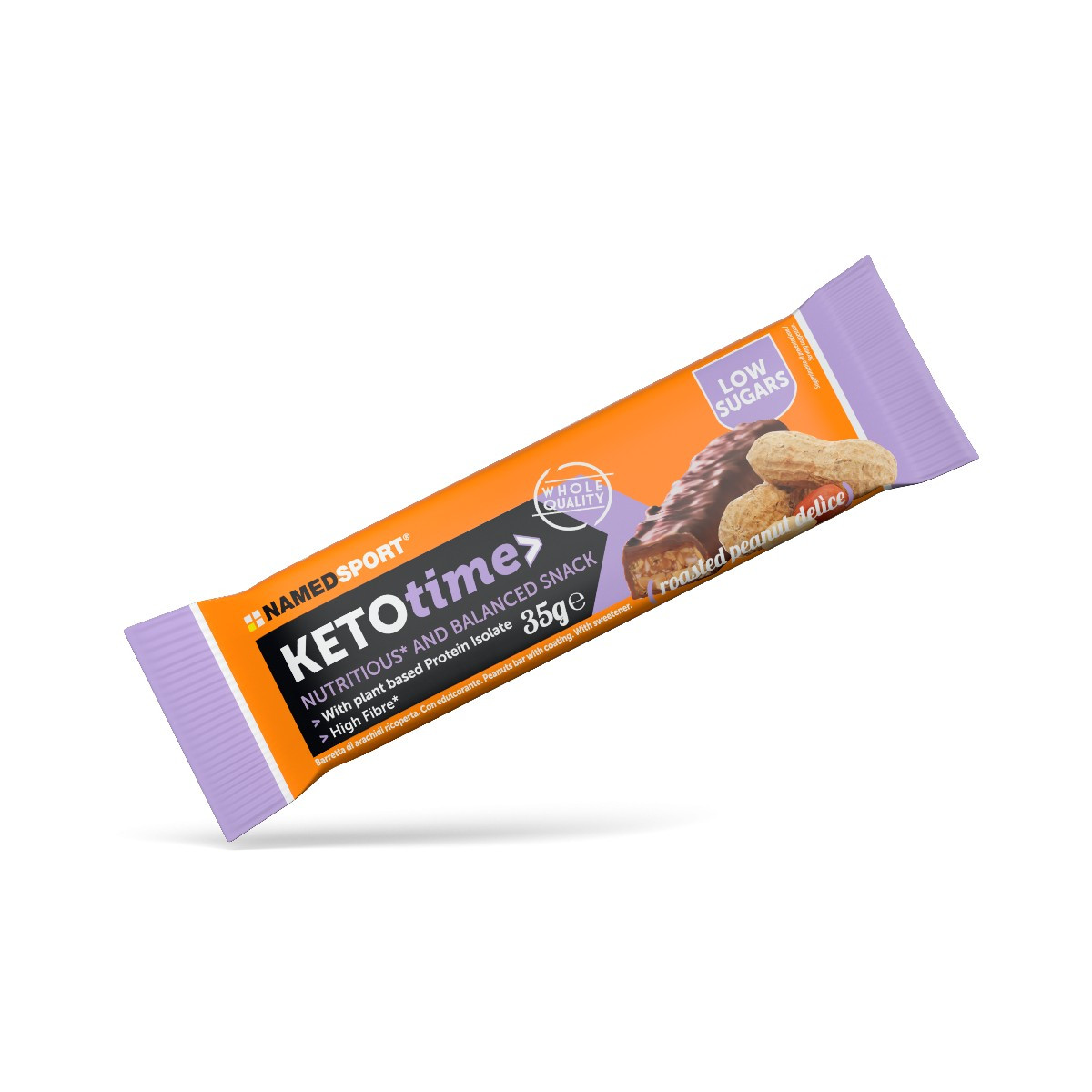 NamedSport KETOtime batonėlis | 35 g | Roasted Peanut Delice