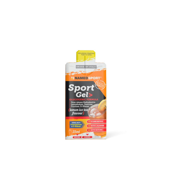 NamedSport Sport energetinis gelis | 25 ml | Lemon - Ice Tea