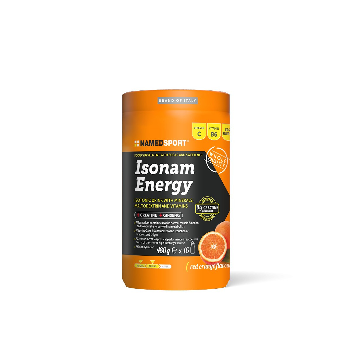 NemedSport Isonam Energy izotoninis gėrimas | 480 g | Orange