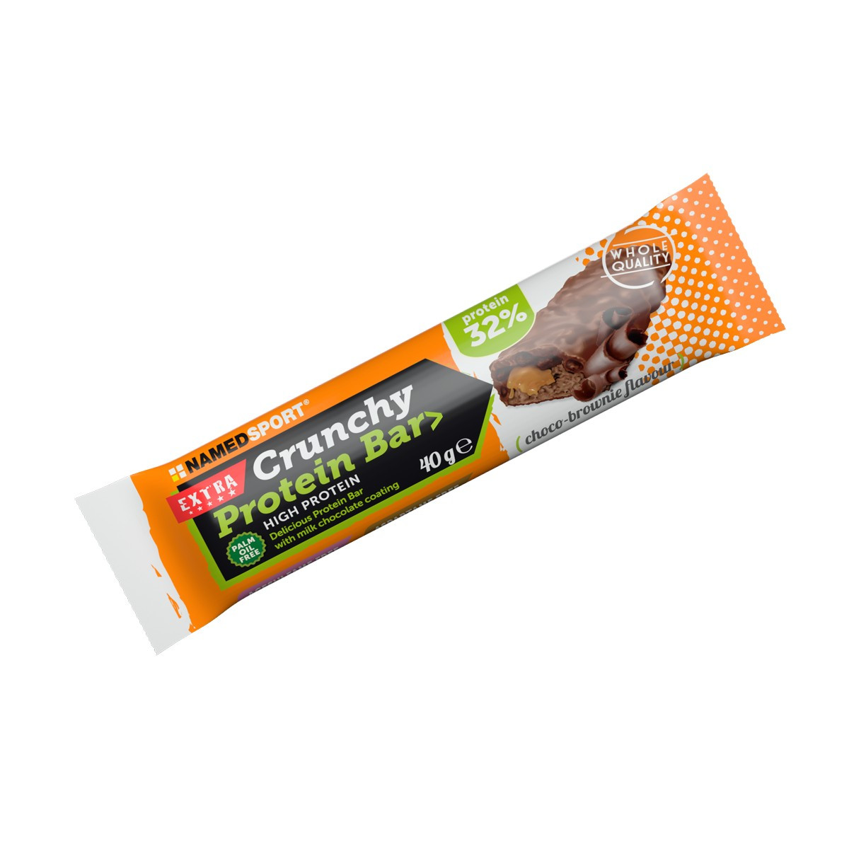 NamedSport Crunchy Protein baltyminis batonėlis | 40 g | Pistachio