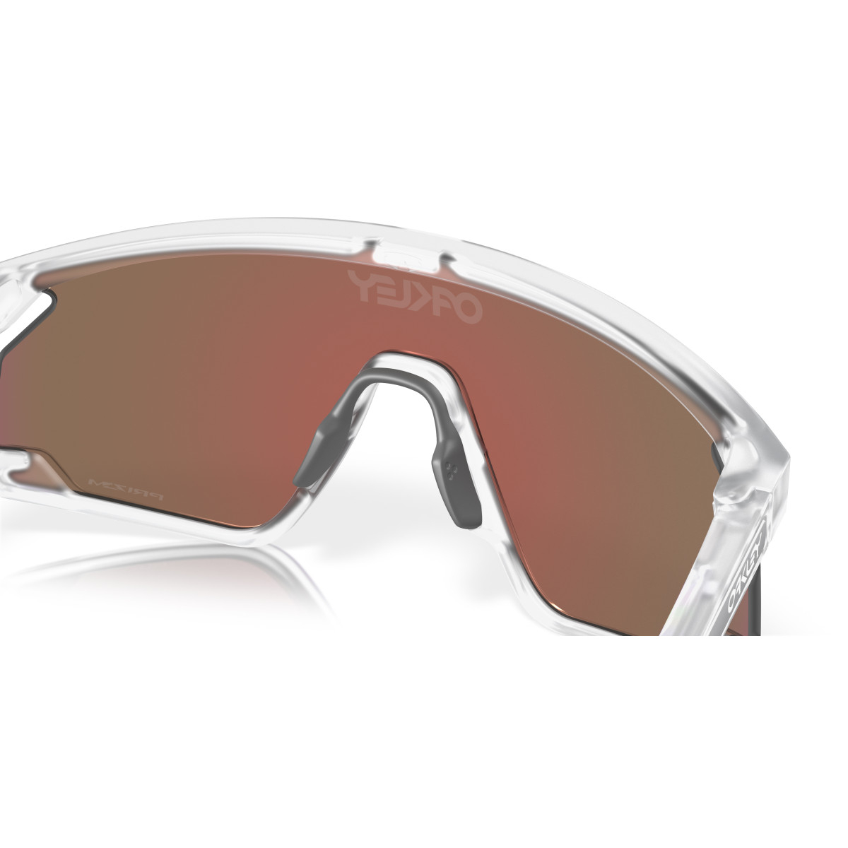 Oakley Bxtr Metal Sunglasses | Matte Clear - Prizm Violet