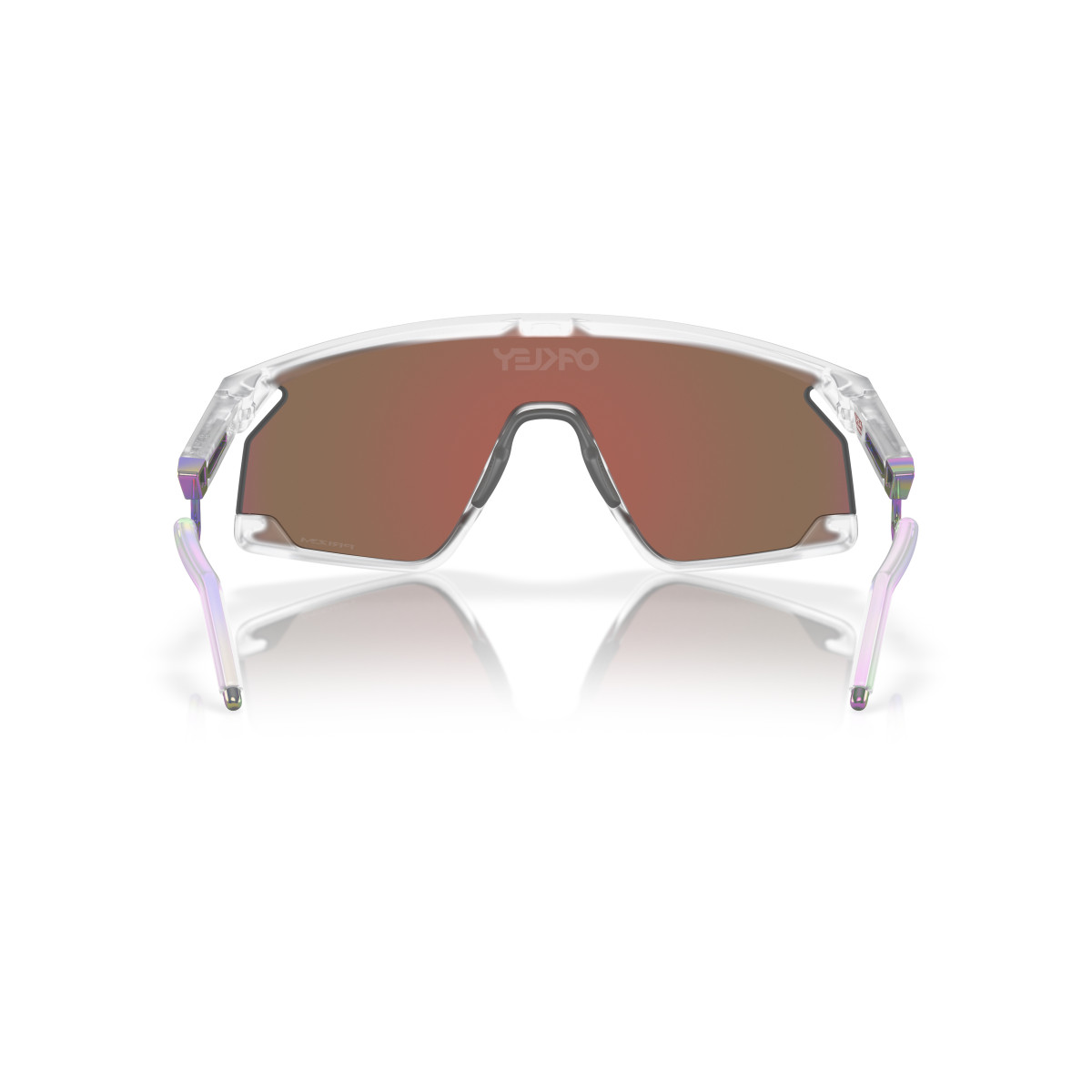 Oakley Bxtr Metal Sunglasses | Matte Clear - Prizm Violet