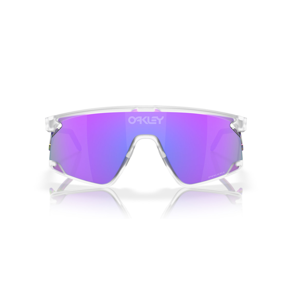 Oakley Bxtr Metal Sunglasses | Matte Clear - Prizm Violet