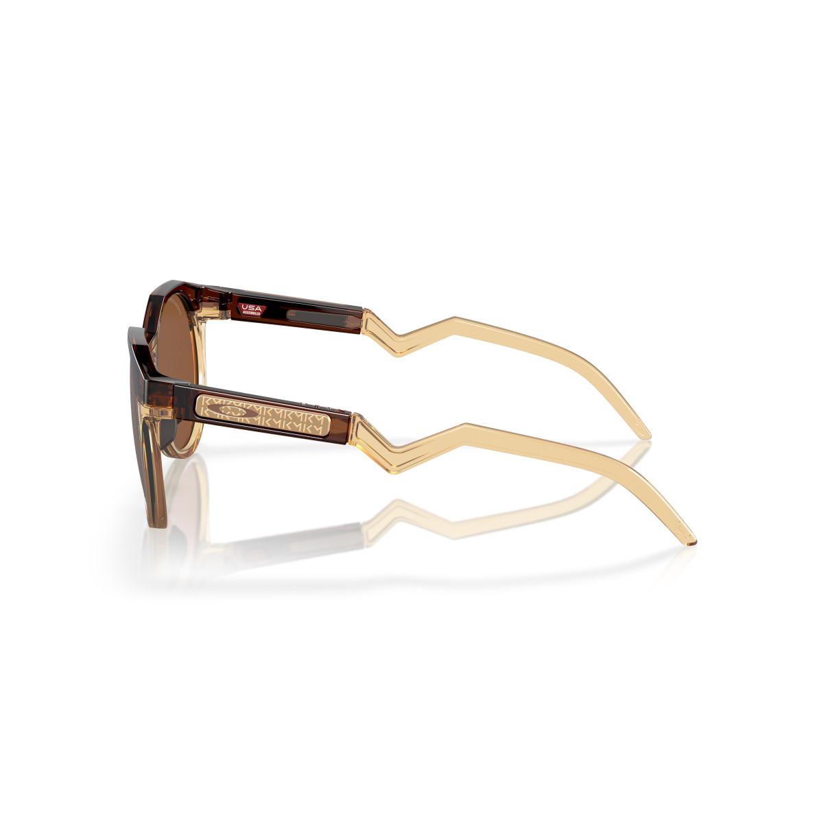 Oakley Hstn akiniai | Kylian Mbappé | Dark Amber Light Curry - Prizm Tungsten