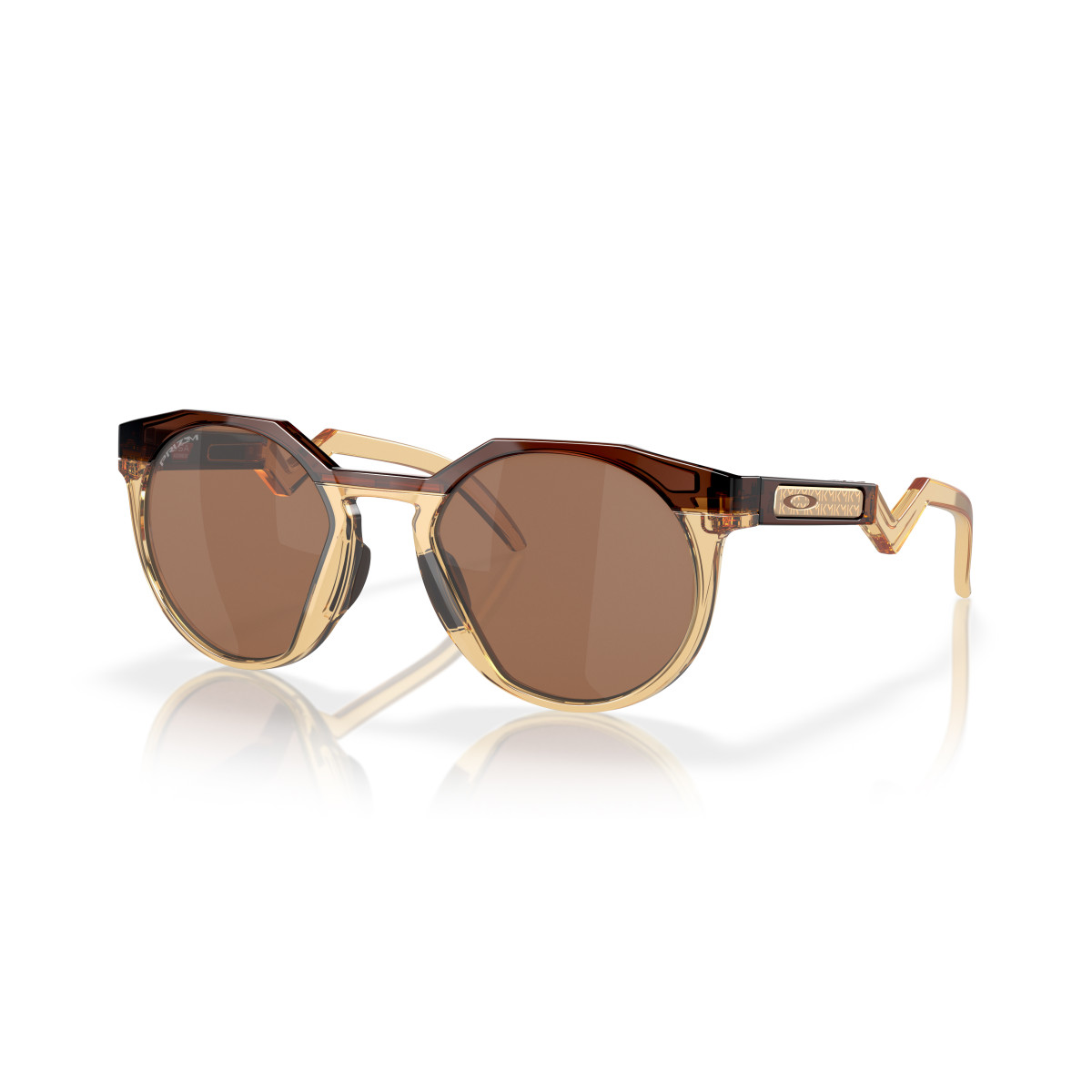 Oakley Hstn akiniai | Kylian Mbappé | Dark Amber Light Curry - Prizm Tungsten