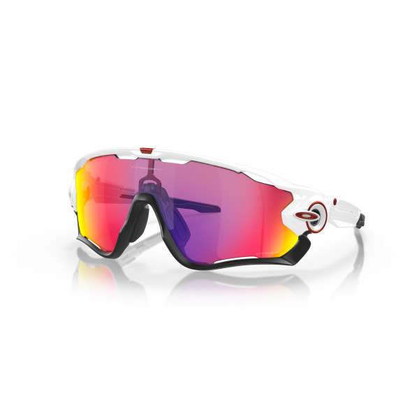 Oakley Jawbreaker akiniai | Polished White - Prizm Road Oakley Jawbreaker akiniai | Polished White - Prizm Road
