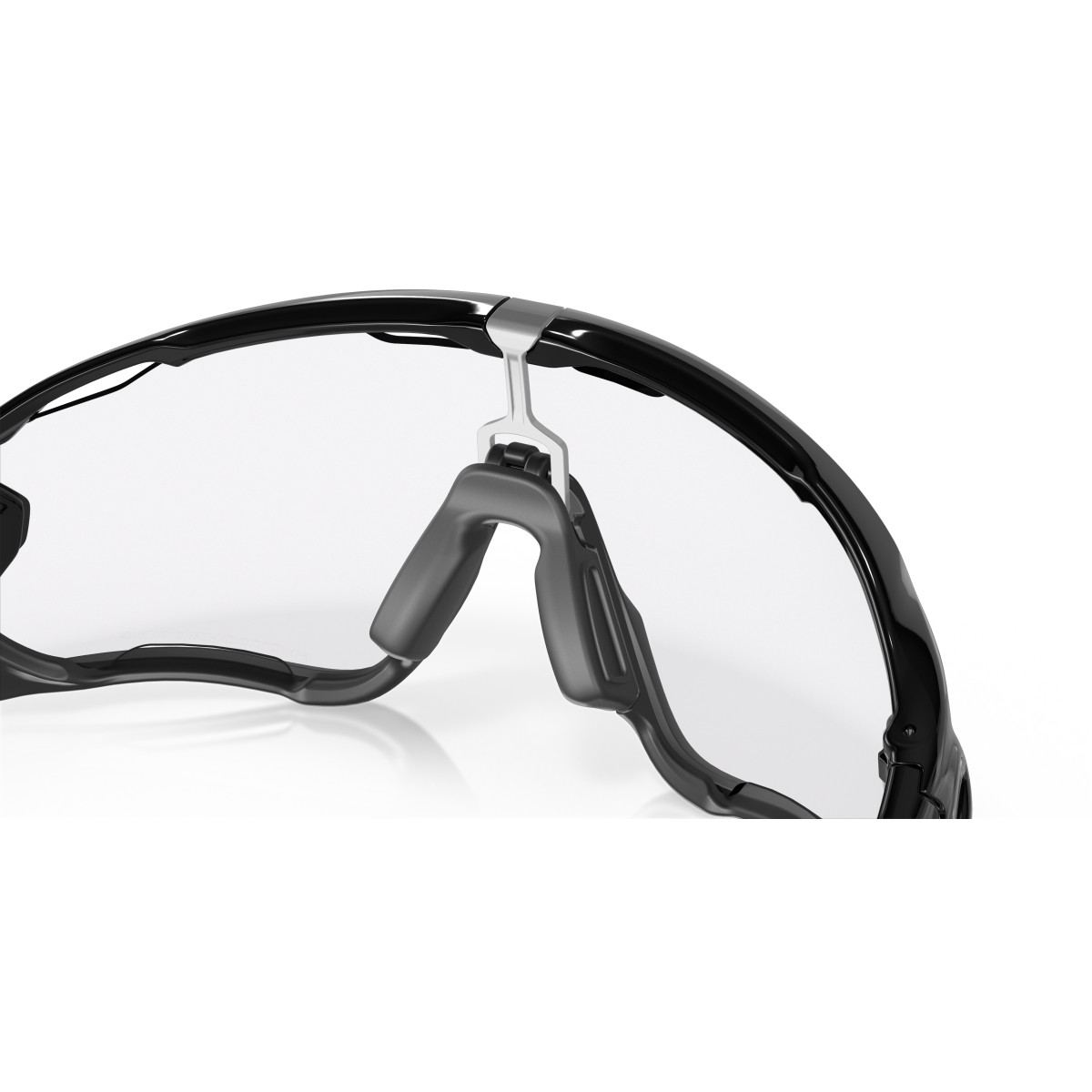 Oakley Jawbreaker Sunglasses | Photochromic | Polished Black - Clear to Black Iridium
