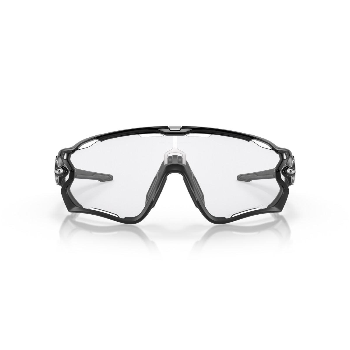 Oakley Jawbreaker Sunglasses | Photochromic | Polished Black - Clear to Black Iridium