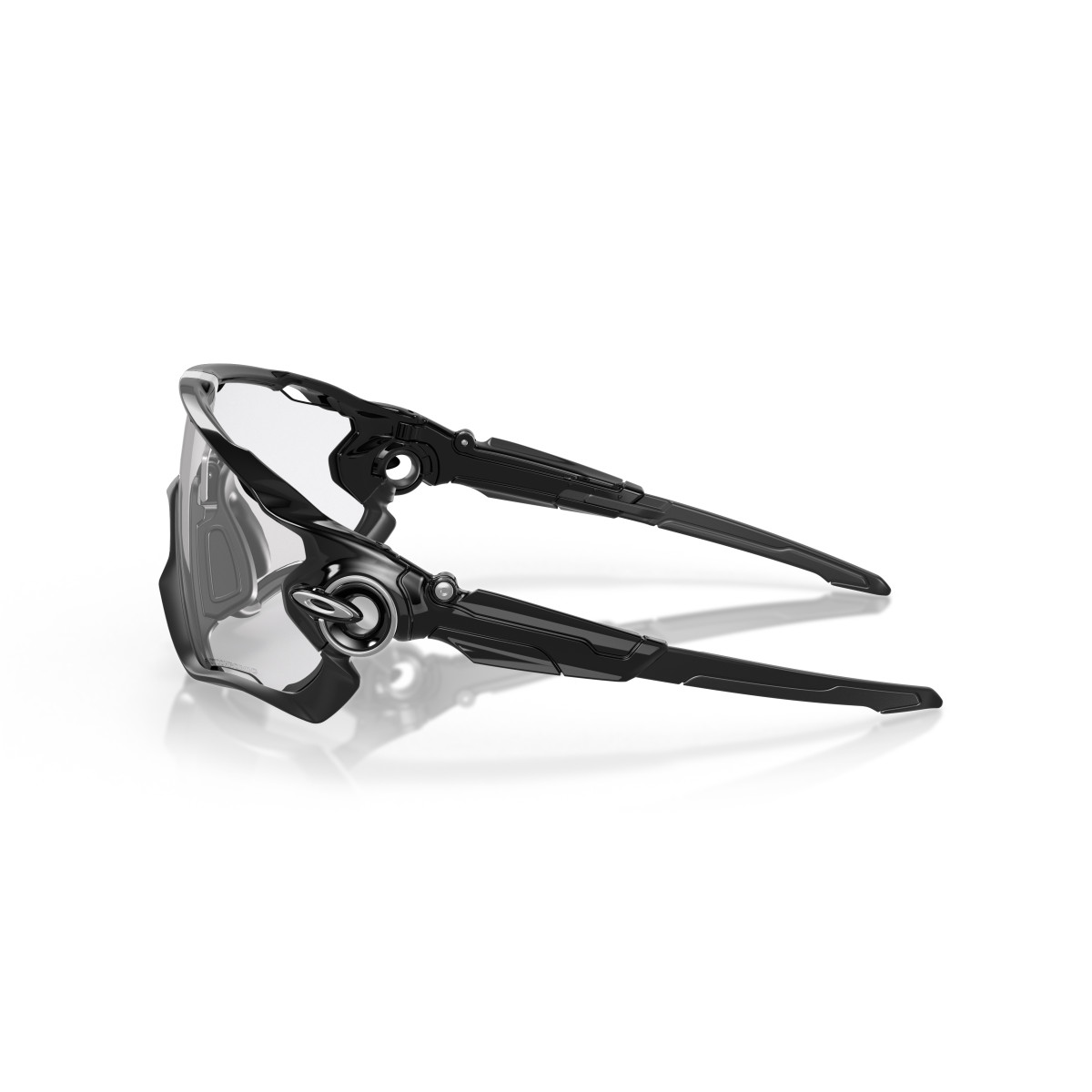 Oakley Jawbreaker Sunglasses | Photochromic | Polished Black - Clear to Black Iridium