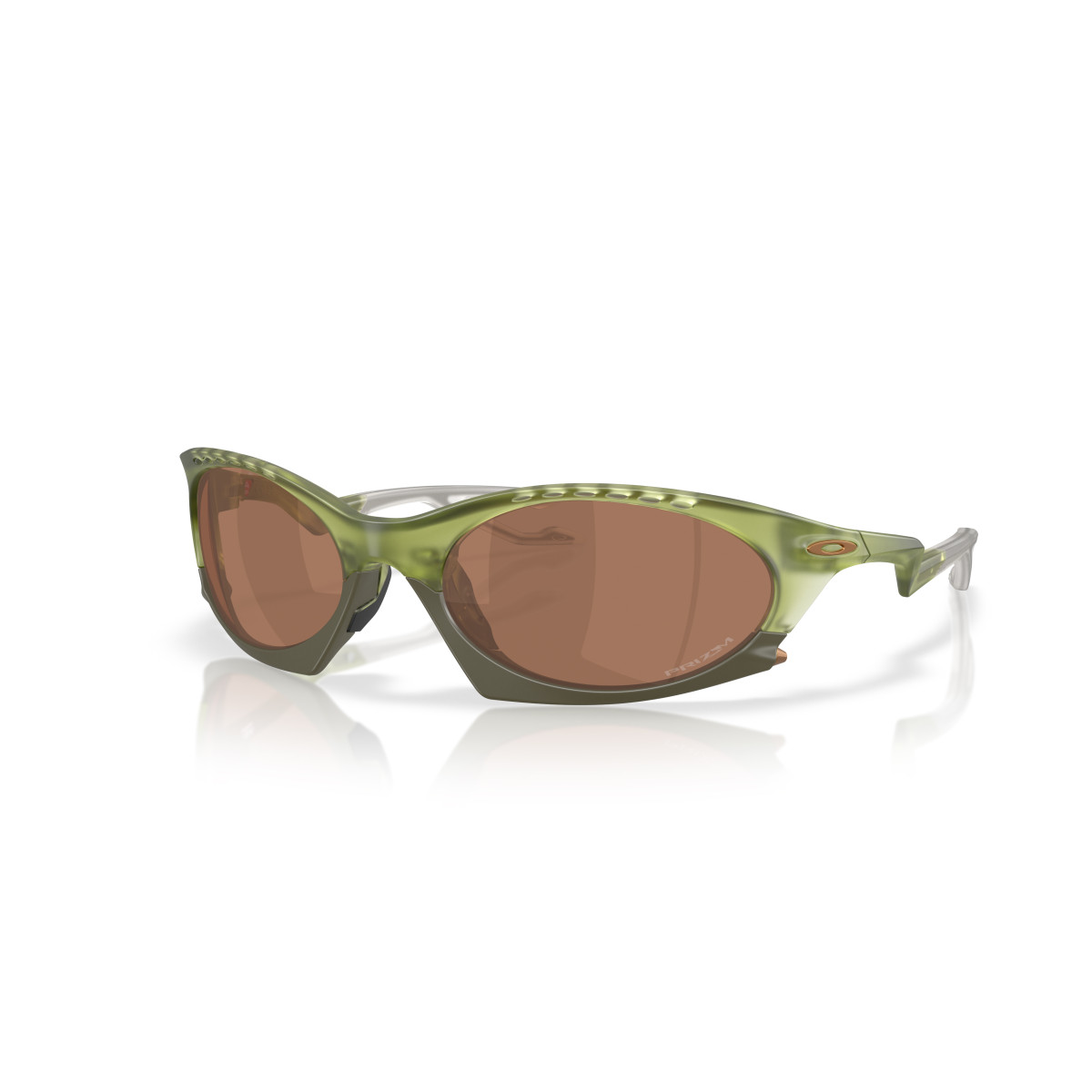 Oakley Plantaris Sunglasses | Matt Transparent Fern - Prizm Tungsten