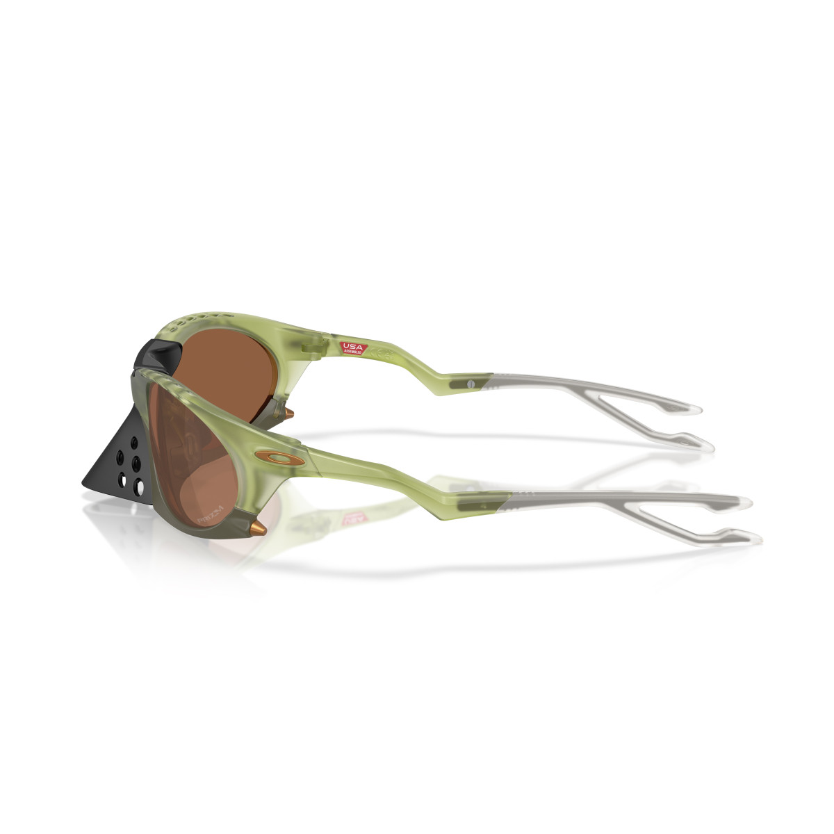 Oakley Plantaris Sunglasses | Matt Transparent Fern - Prizm Tungsten
