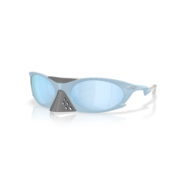 Oakley Plantaris Sunglasses | Polarized | Matte Stonewash - Prizm Deep Water