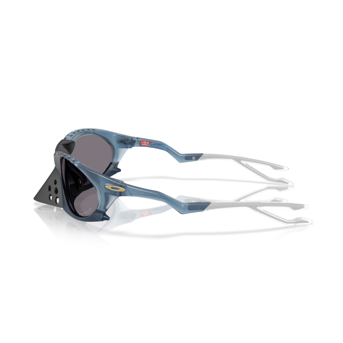 Oakley Plantaris Sunglasses | Polarized | Matt Transparent Abyss - Prizm Grey