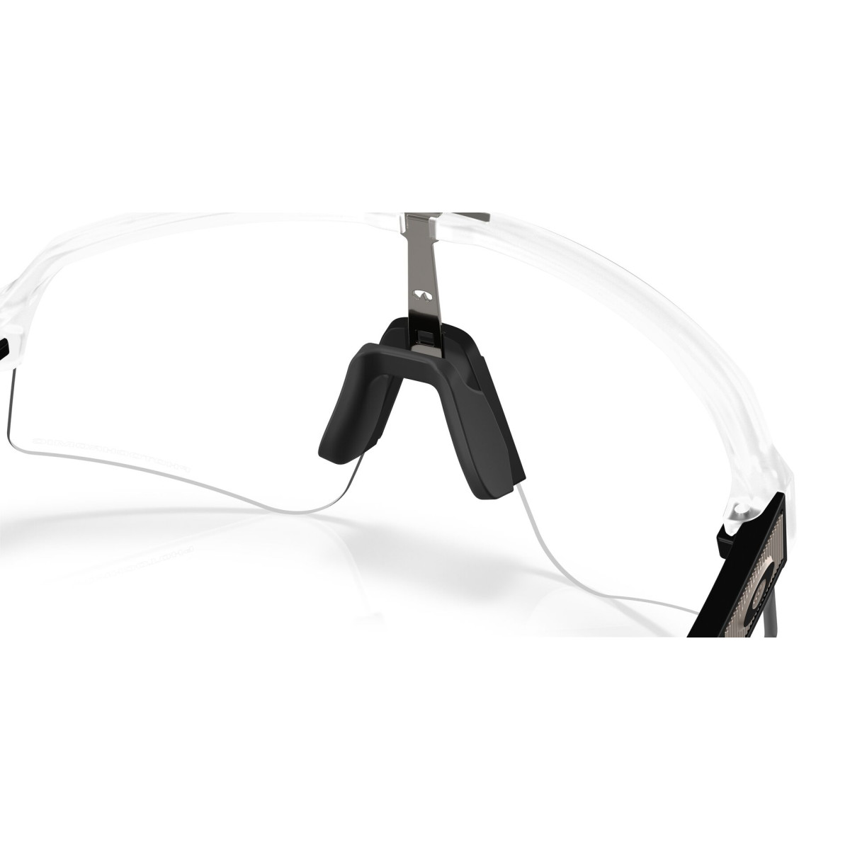 Oakley Sutro Lite Sweep Sunglasses | Matte Clear - Clear to Black Iridium Photochromic