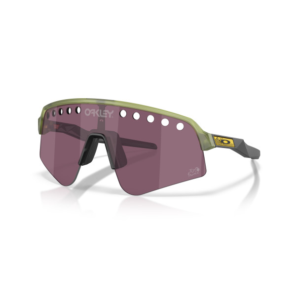 Oakley Sutro Lite Sweep Vented Sunglasses | Tour De France | Transparent Fern - Prizm Road Black