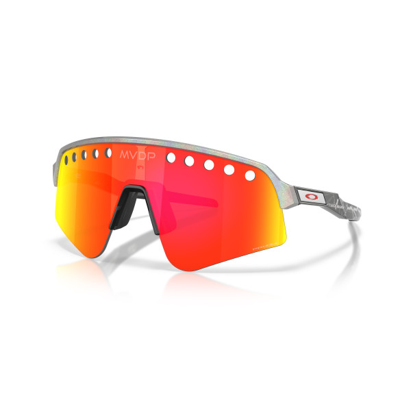 Oakley Sutro Lite Sweep Vented Sunglasses | Mathieu Van Der Poel | Space Dust - Prizm Ruby