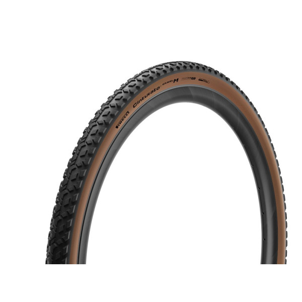 Pirelli Cinturato Gravel M TLR 28" ProWALL SmartEVO GR sulankstoma padanga | Classic Tan-Wall