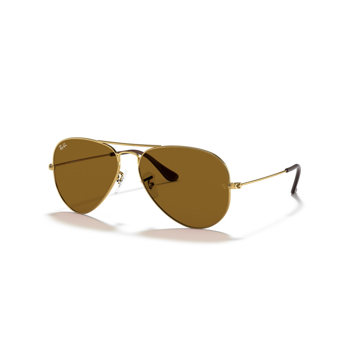 Ray-Ban Aviator Metal Large akiniai | Arista Gold - B-15 Brown