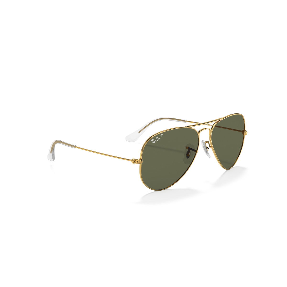 Ray-Ban Aviator Metal Large akiniai | Polarised | Arista Gold - G-15 Green