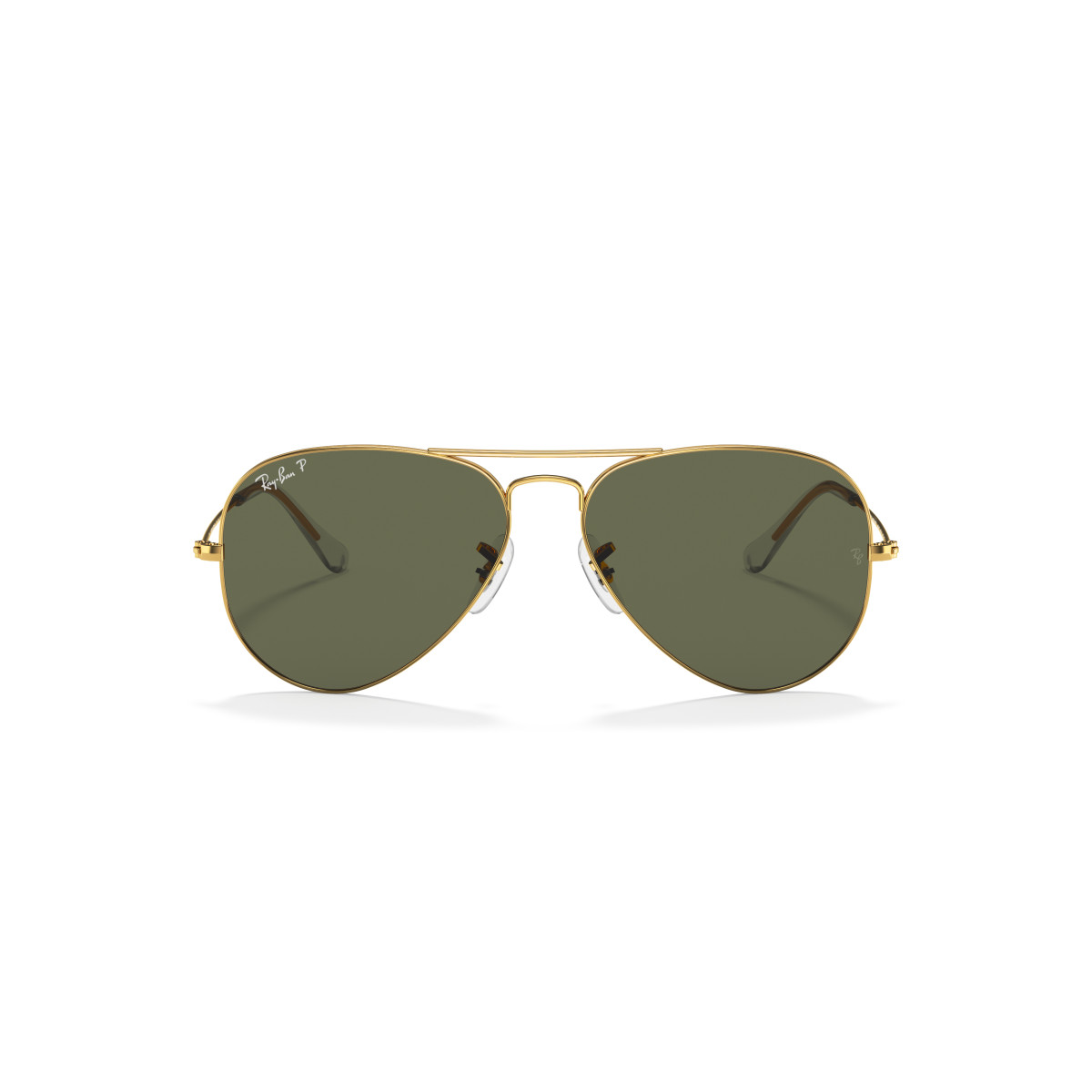 Ray-Ban Aviator Metal Large akiniai | Polarised | Arista Gold - G-15 Green