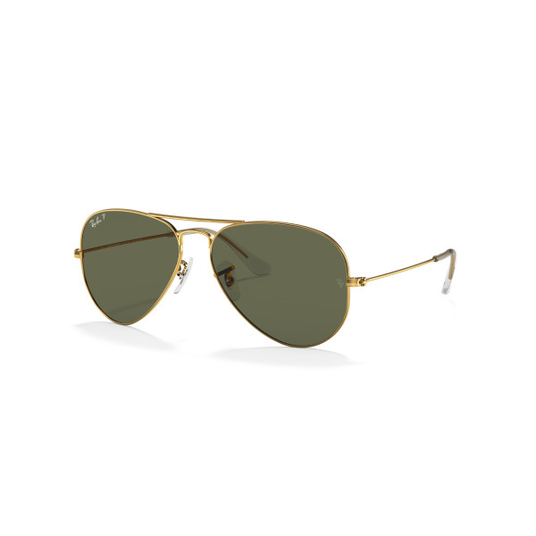 Ray-Ban Aviator Metal Large akiniai | Polarised | Arista Gold - G-15 Green Ray-Ban Aviator Metal Large akiniai | Polarised | Arista Gold - G-15 Green