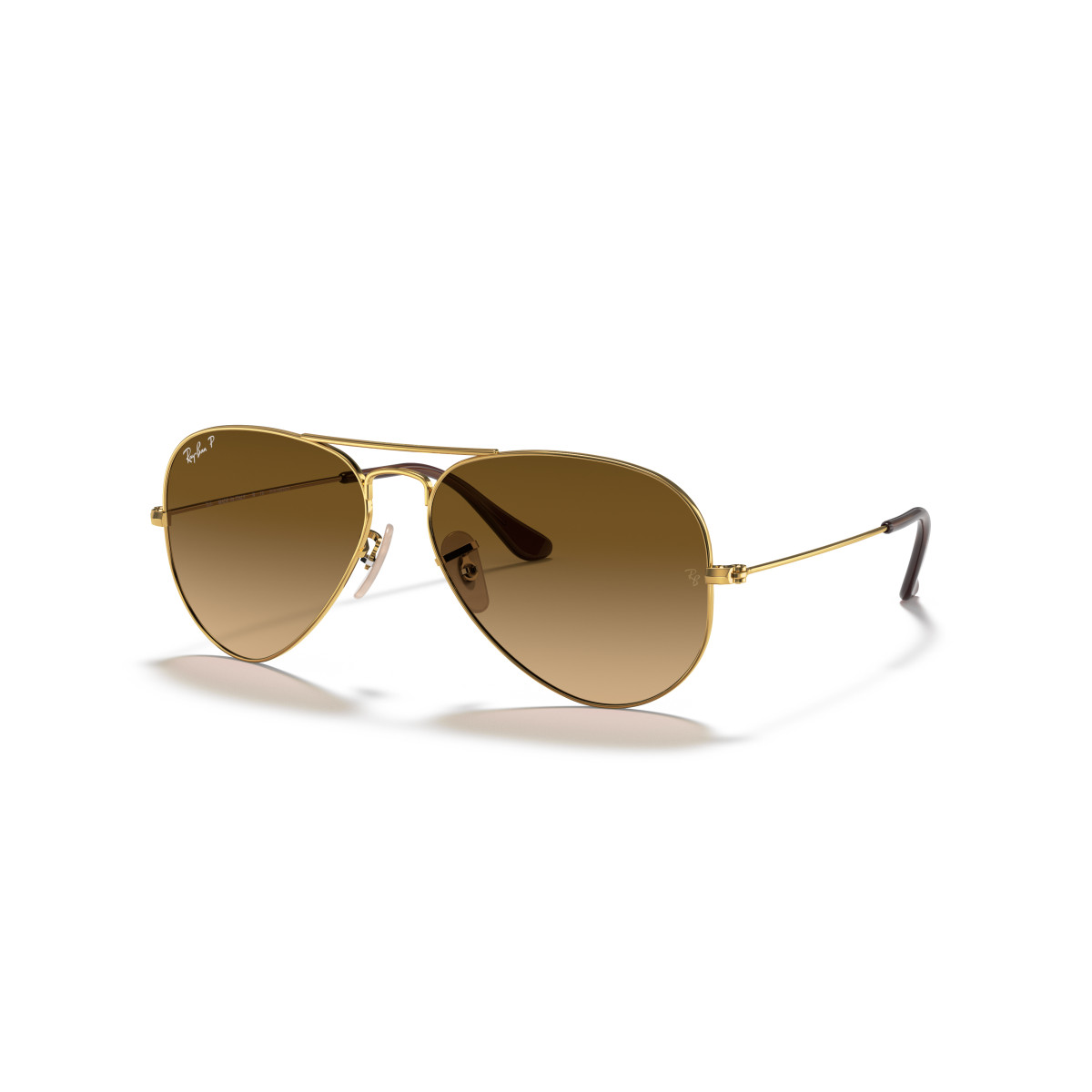 Ray-Ban Aviator Metal Large akiniai | Polarised | Arista Gold - Brown