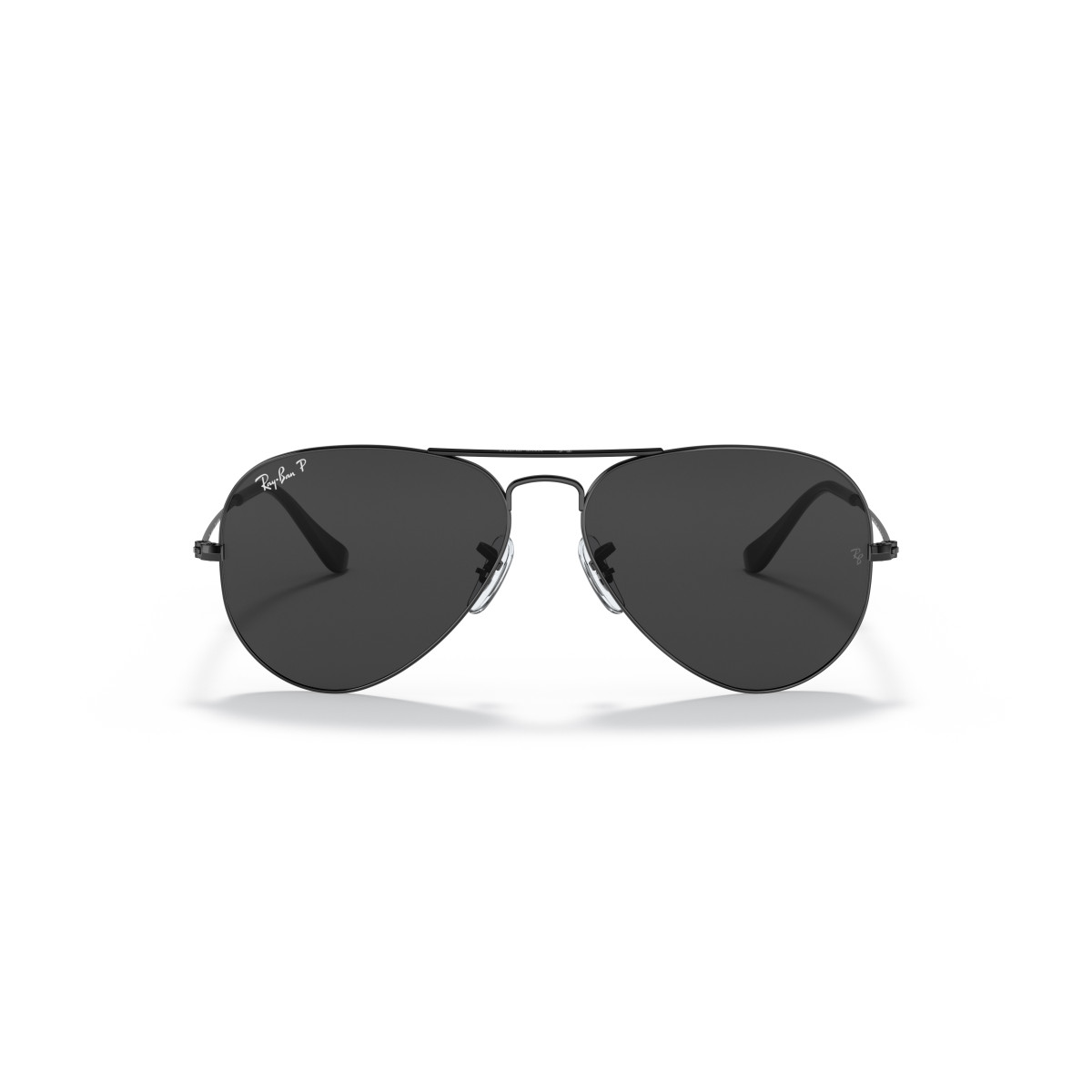 Ray-Ban Aviator Metal Large akiniai | Polarised | Black - Black