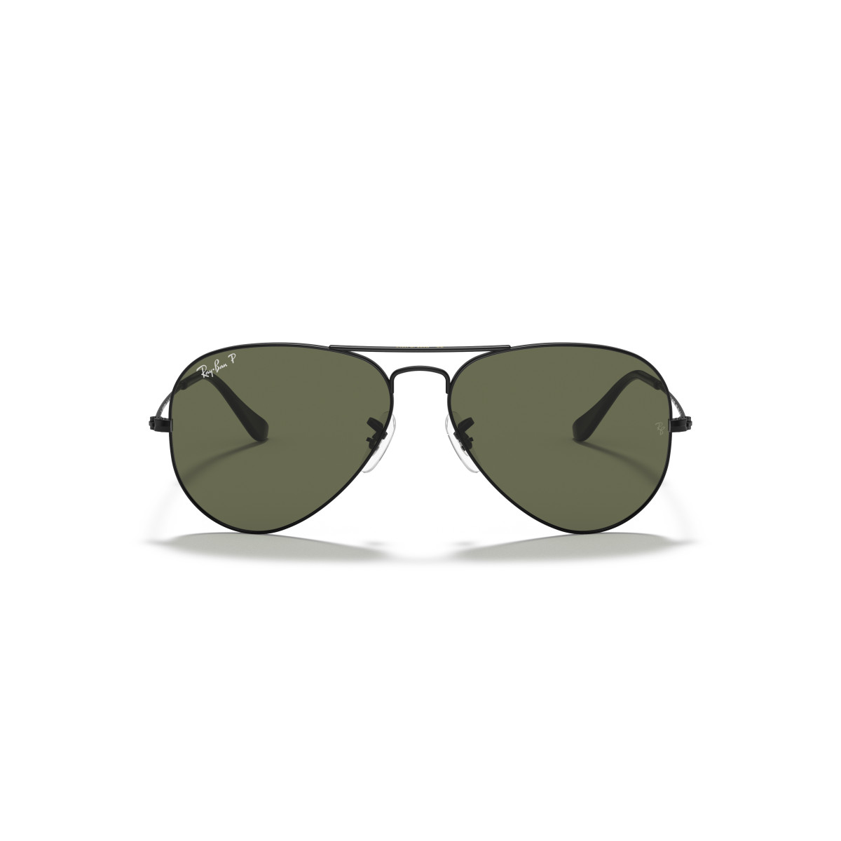 Ray-Ban Aviator Metal Large akiniai | Polarised | Black - G-15 Green